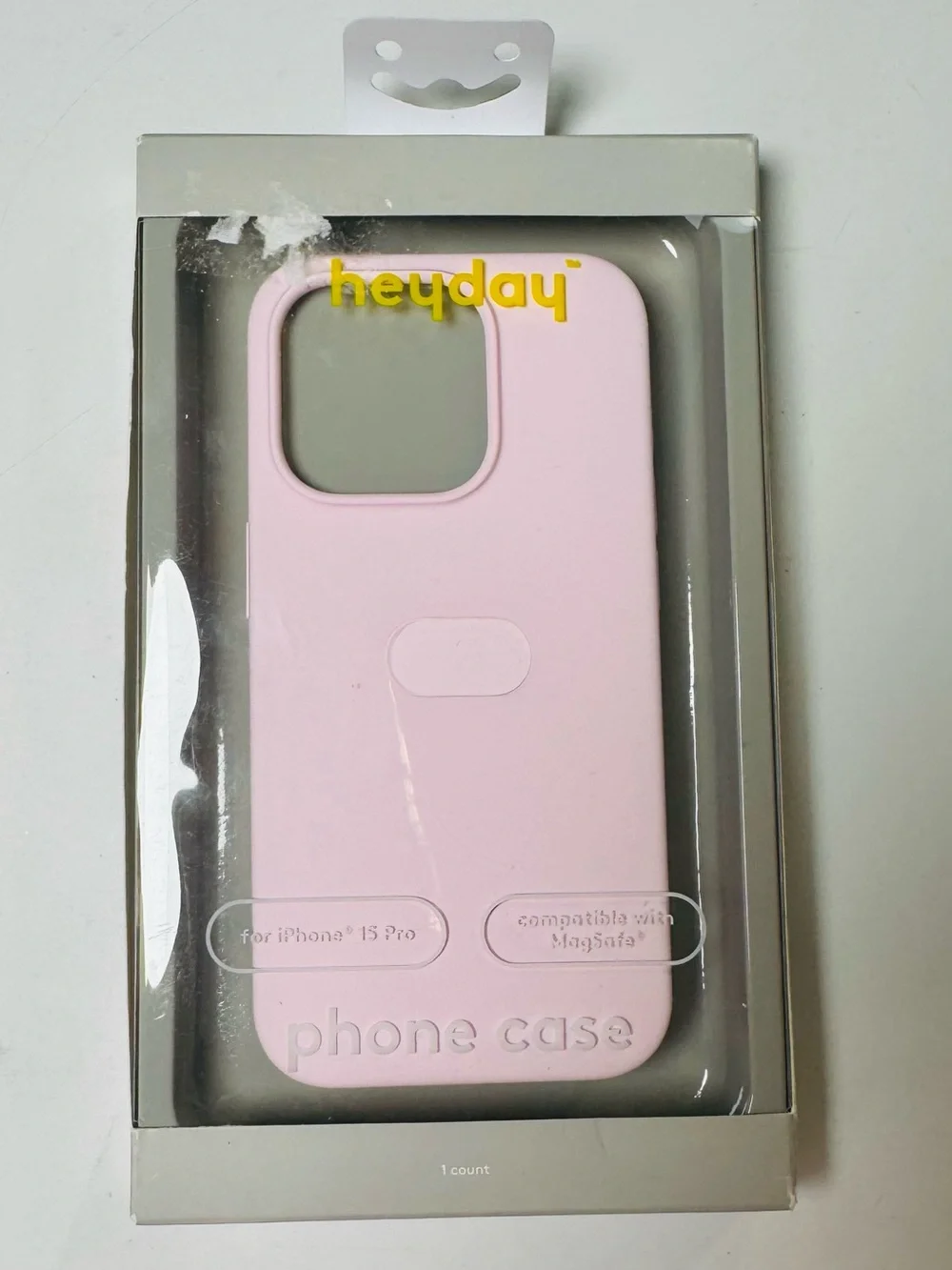 heyday Pink Silicone iPhone 15 Pro Case